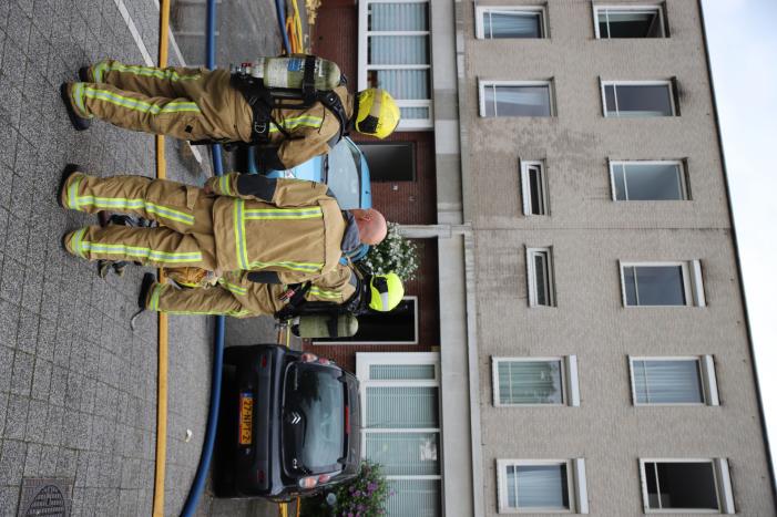 Flinke brand bij woning