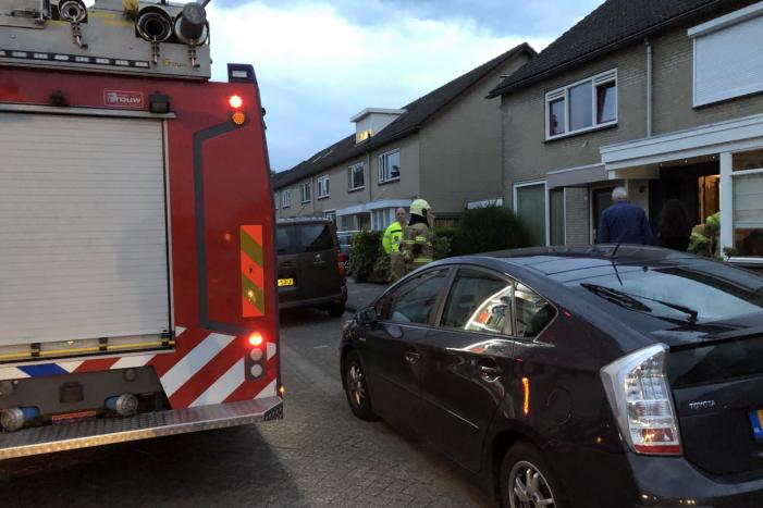 Kruipruimte vol met water door gebroken leiding