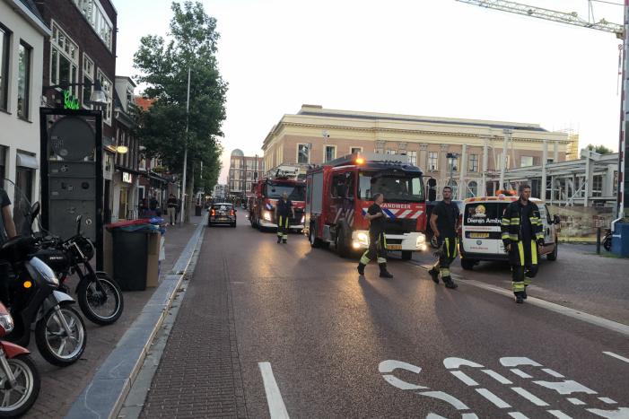 Vastzittende duiven door brandweer bevrijd