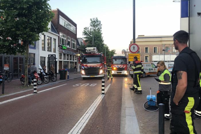 Vastzittende duiven door brandweer bevrijd