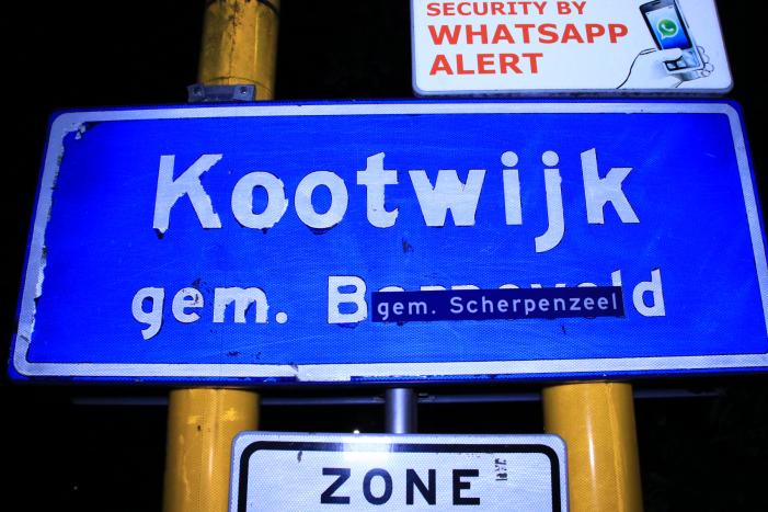 Plaatsnaamborden aangepast, Scherpenzeel lijkt de grote winnaar