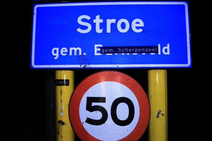 Plaatsnaamborden aangepast, Scherpenzeel lijkt de grote winnaar