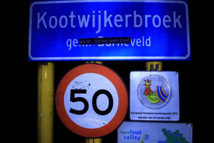 Plaatsnaamborden aangepast, Scherpenzeel lijkt de grote winnaar