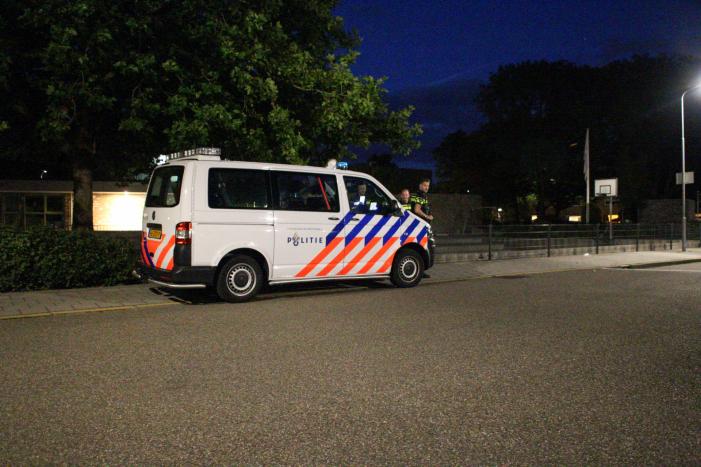 Grote politie inzet bij school De Koningslinde
