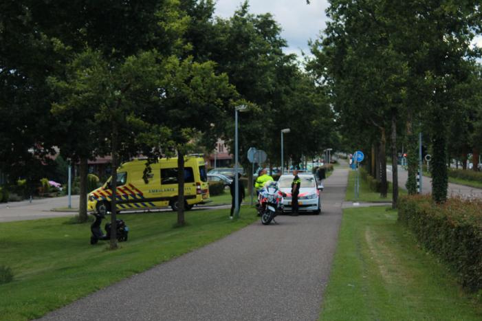 Gewonde bij ongeval met scooter