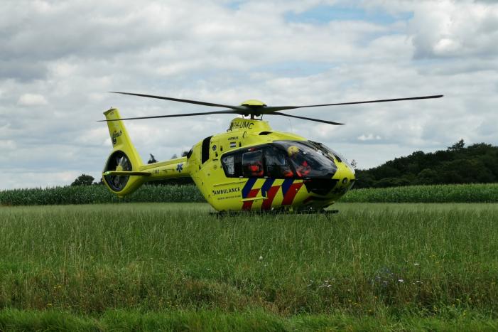 Fietsster gaat onderuit en raakt ernstig gewond