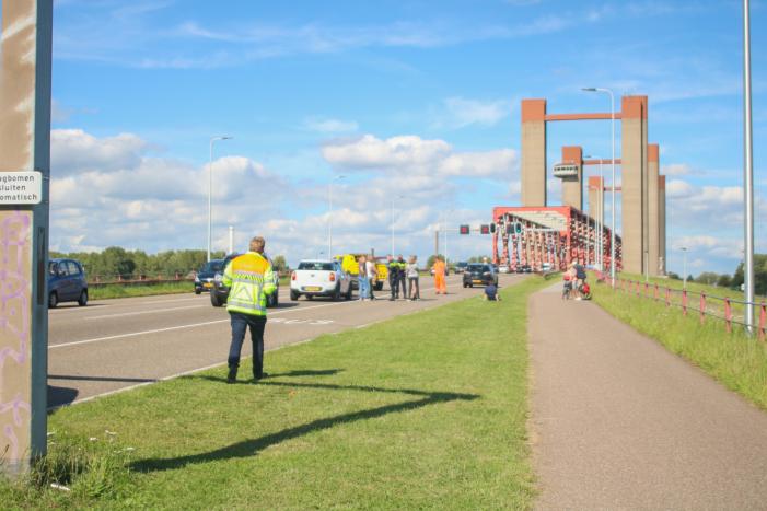 Veel schade bij kop-staartbotsing