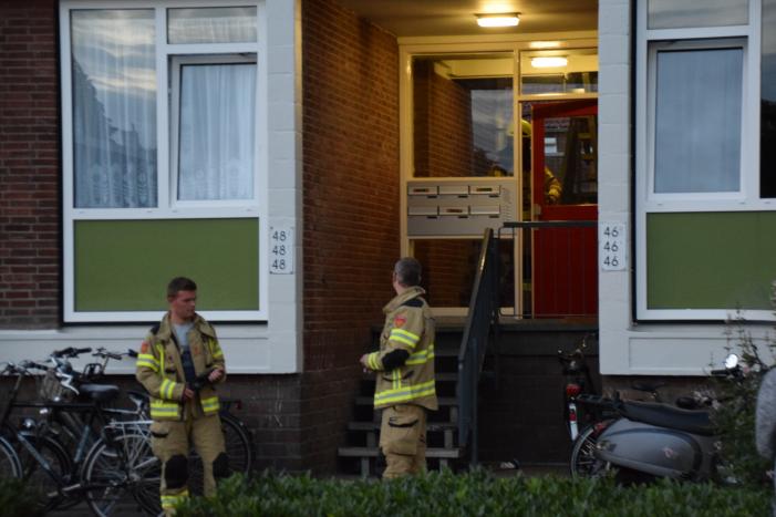 Portiekflat ontruimd na gaslucht in meterkast
