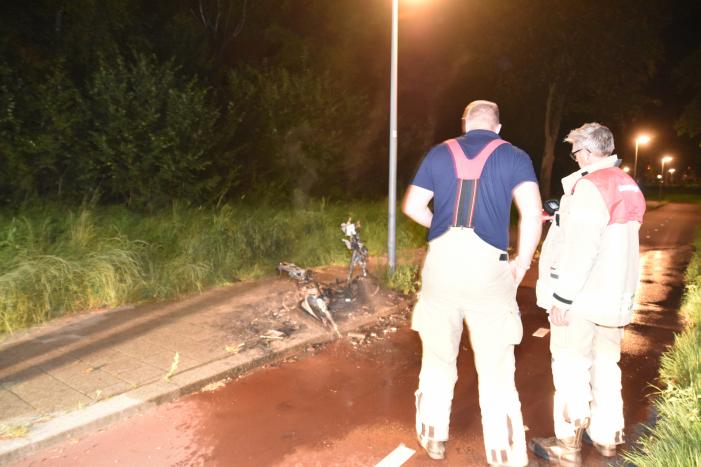 Felyx snorscooter verwoest door brand