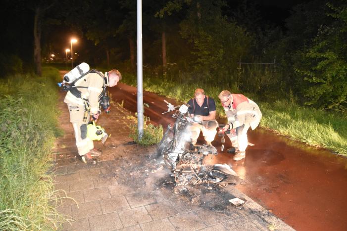 Felyx snorscooter verwoest door brand