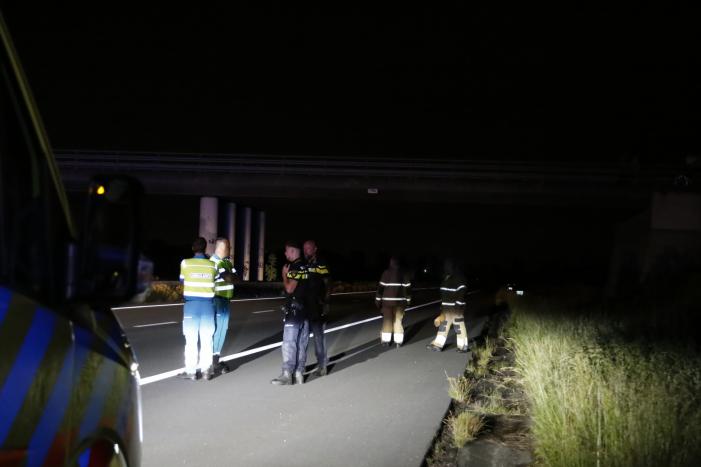 Motorrijder op de vlucht na eenzijdig ongeval