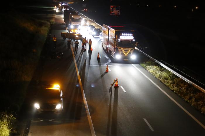 Motorrijder op de vlucht na eenzijdig ongeval
