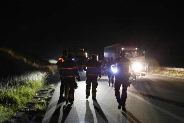 Motorrijder op de vlucht na eenzijdig ongeval
