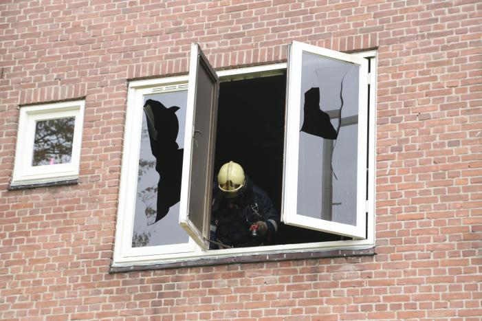 Flinke brand bij woning