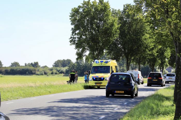 Traumahelikopter ingezet voor gevallen fietsster