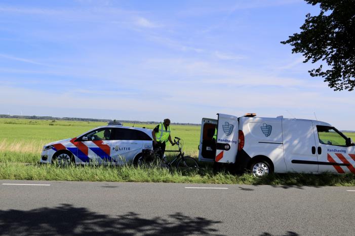 Traumahelikopter ingezet voor gevallen fietsster