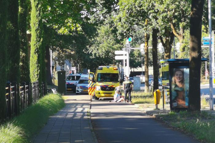 Fietsers komen met elkaar in botsing