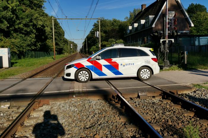Grote politie actie wegens spoorloper
