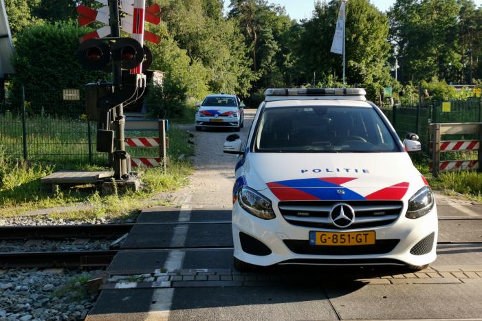 Grote politie actie wegens spoorloper