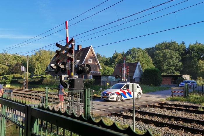 Grote politie actie wegens spoorloper