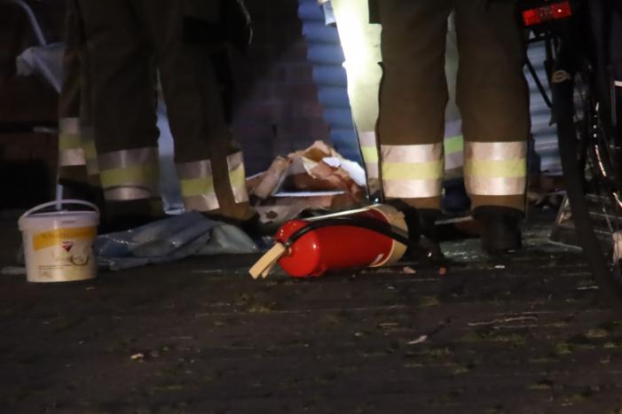 Persoon gewond bij bluspoging