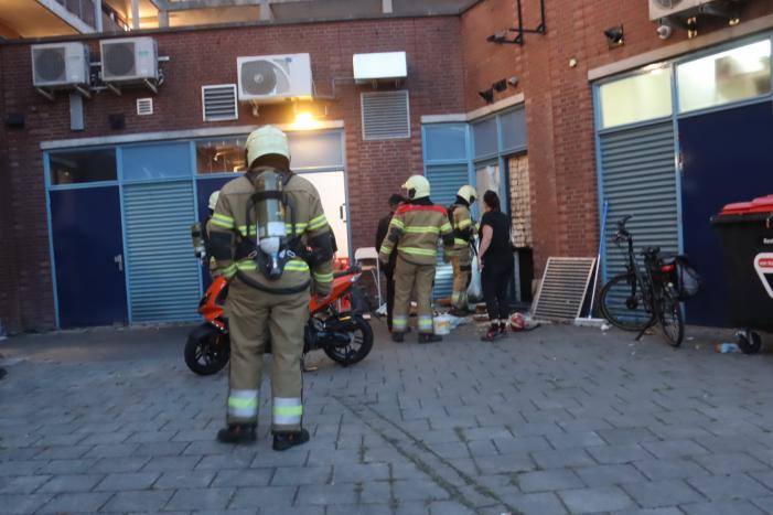 Persoon gewond bij bluspoging