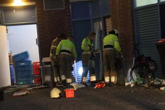 Persoon gewond bij bluspoging