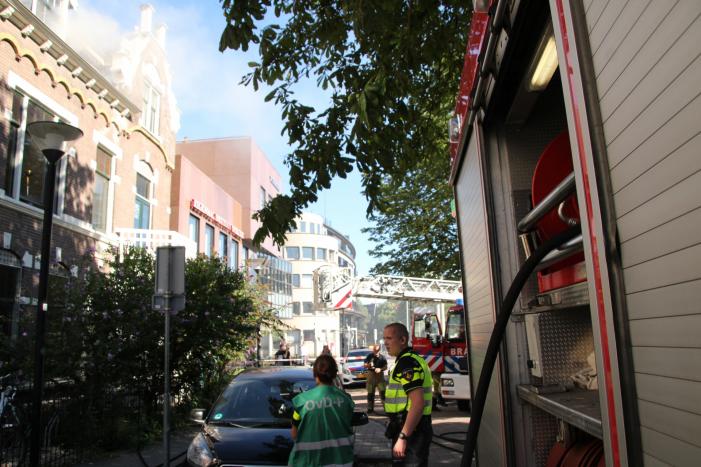 Brand op bovenverdieping woning