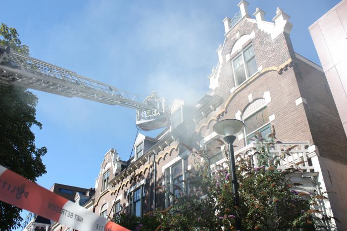 Brand op bovenverdieping woning