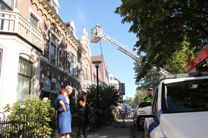 Brand op bovenverdieping woning