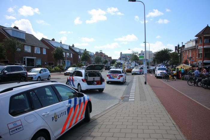 Traumahelikopter landt voor incident op terras