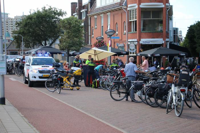 Traumahelikopter landt voor incident op terras
