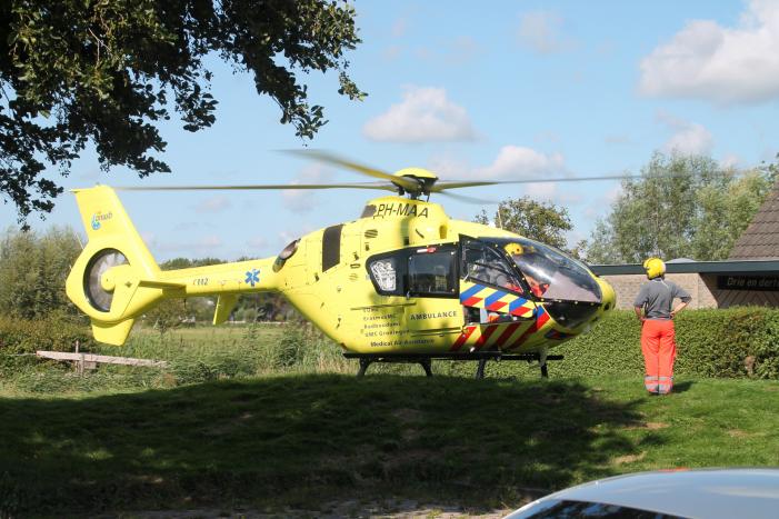 Traumahelikopter landt incident