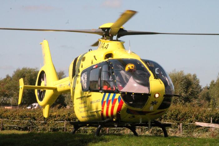 Traumahelikopter landt incident