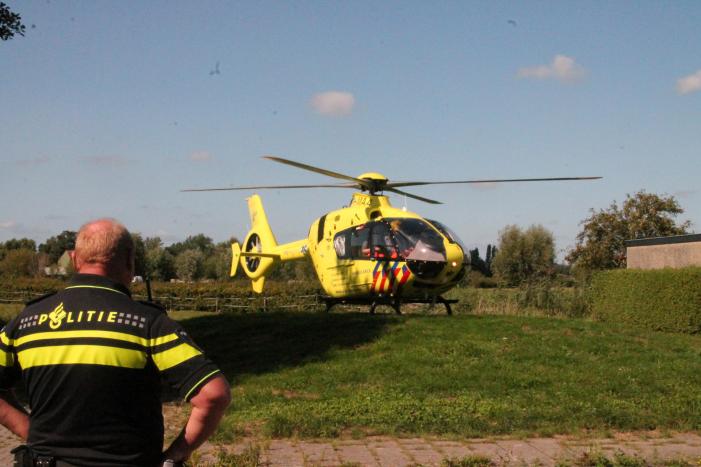 Traumahelikopter landt incident