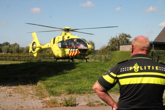 Traumahelikopter landt incident