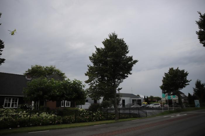 Traumahelikopter ingezet bij bedrijfsongeval