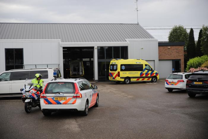 Traumahelikopter ingezet bij bedrijfsongeval