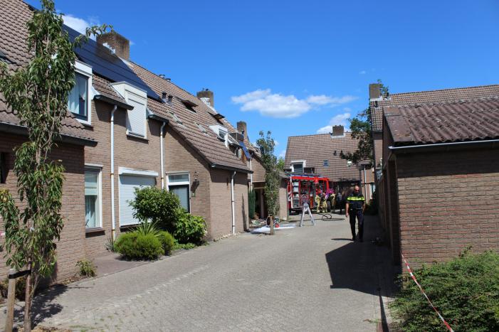 Woning loopt grote schade op na brand