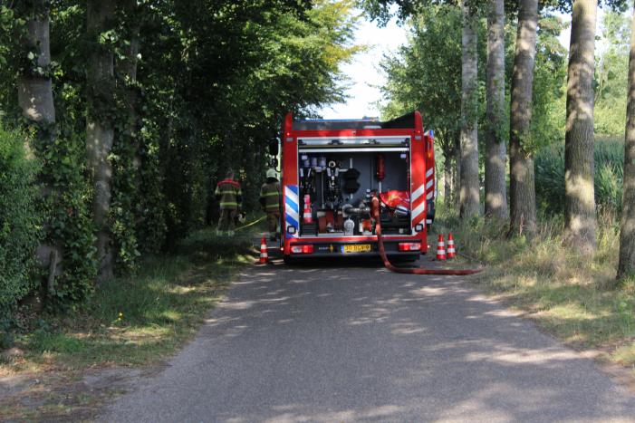 Meerdere weilanden in brand