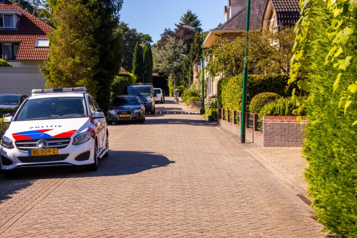 Twee schuren en een hondenkennel in brand