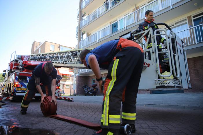 Brand op derde verdieping van flatgebouw