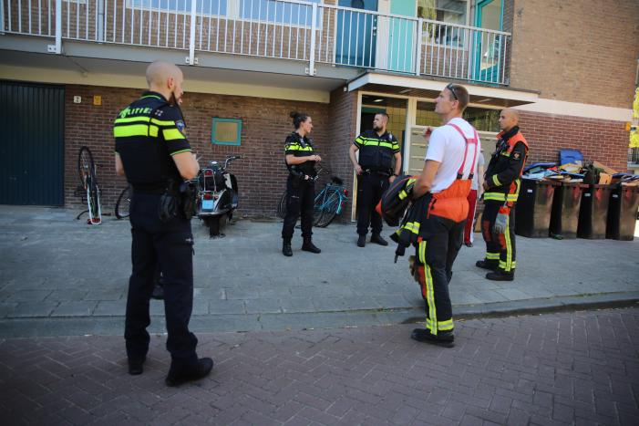 Brand op derde verdieping van flatgebouw