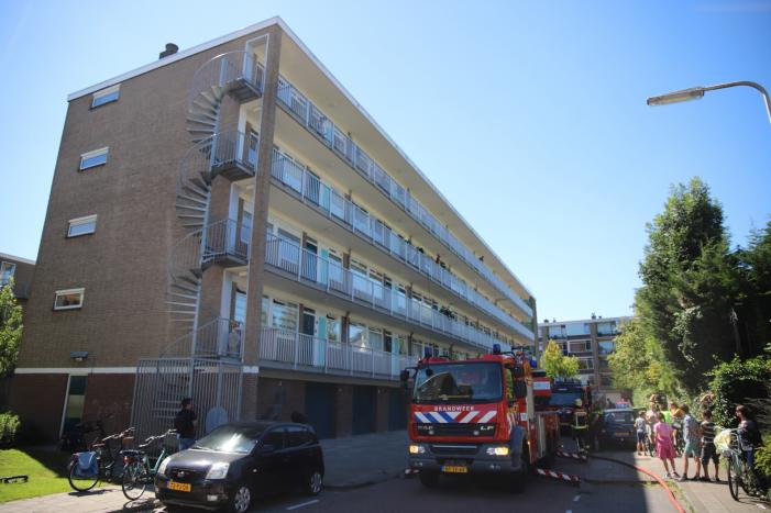 Brand op derde verdieping van flatgebouw