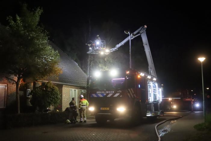 Enorme schade na brand bij woning