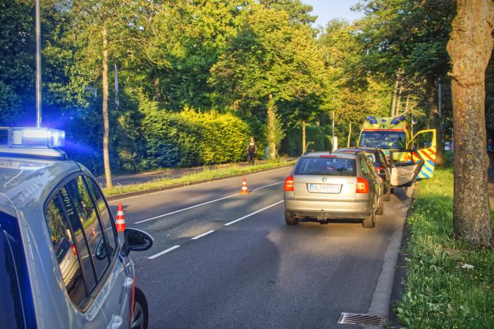 Schade na kop-staartaanrijding