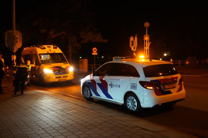 Scooterrijder onderuit na uitwijkmanoeuvre