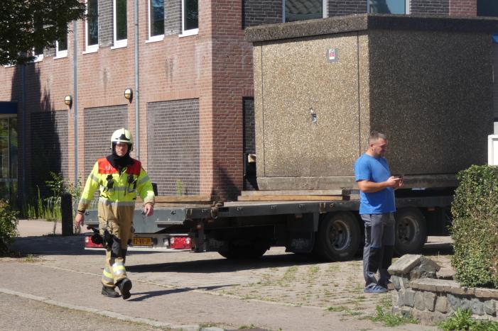 Gaslucht bij werkzaamheden gasgebouw