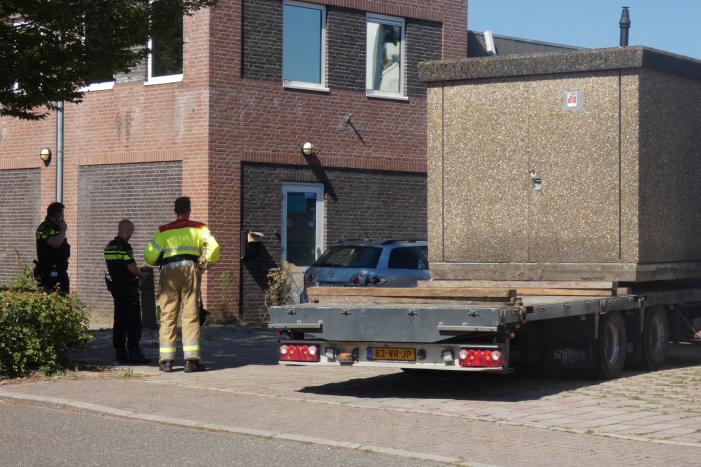 Gaslucht bij werkzaamheden gasgebouw