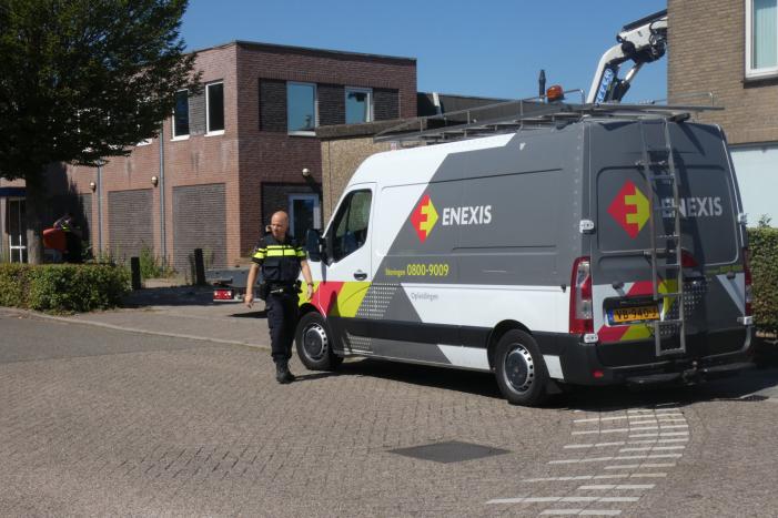 Gaslucht bij werkzaamheden gasgebouw